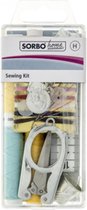 Sorbo Home Essentials of Greenminds sewing kit - naaiset -naaikit groot - met handig opbergdoosje - reisnaaiset