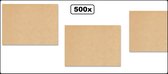 500x BIO Nature Kraft placemats zwaar kraft - place mate diner restaurant eten diner placemate