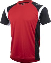 Rogelli Dutton Sportshirt - Korte Mouwen - Heren - Rood, Zwart, Wit - Maat L