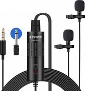Synco Audio - Omnidirectionele Lavalier Mircofoon Lav-S6D - Dual Head