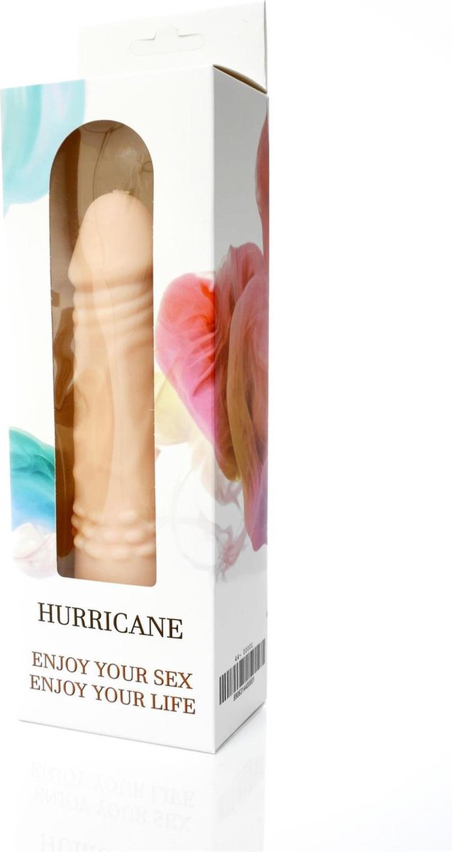 Goedkoopste Bossoftoys - Hurricane - Realistische vibrator - Cyber leather - Extra speciaal flexibel materiaal - beige - 18,5 cm - 44-00001