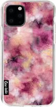 Casetastic Apple iPhone 11 Pro Hoesje - Softcover Hoesje met Design - Smokey Pink Marble Print