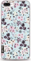 Casetastic Apple iPhone 7 Plus / iPhone 8 Plus Hoesje - Softcover Hoesje met Design - Flowers Pastel Print