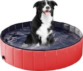 Hondenzwembad 120x30cm, opvouwbaar en voorzien van antislip - dierenbadje, voetenbadje, verkoeling voor huisdieren