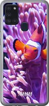 Samsung Galaxy A21s Hoesje Transparant TPU Case - Nemo #ffffff