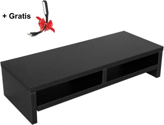 TV-/monitorstandaard - Spaanplaat - Laptopstandaard - Tot 30 kg Belastbaar  - 50 x 20 x... | bol.com