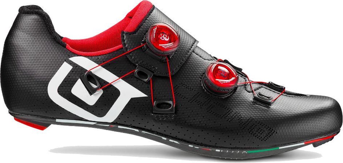 Crono CR-1 Fietsschoenen Zwart Wit - Maat 43.5