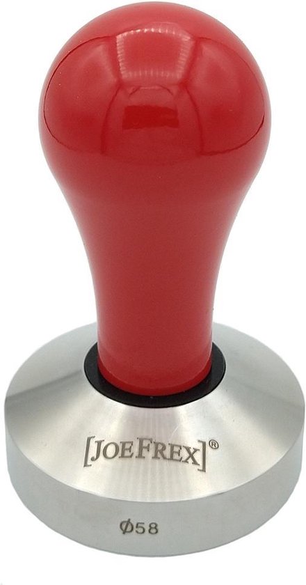 JoeFrex Koffie Tamper Rood 58mm