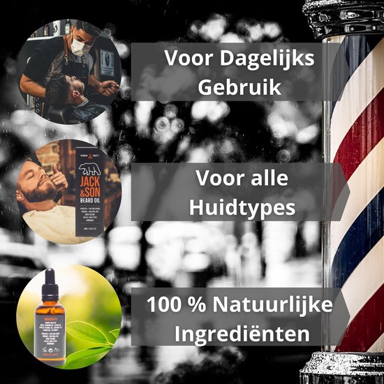 Jack and Son - Baardolie - 50 ML - Baardverzorging - Baard Serum - Premium Quality - 100 % Natuurlijke ingrediënten