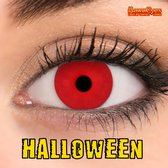 KawaEyes Kleurlenzen Halloween Full Red - Incl. Lenzendoosje