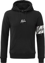 Malelions Captain Hoodie - Black/Off-White - XS