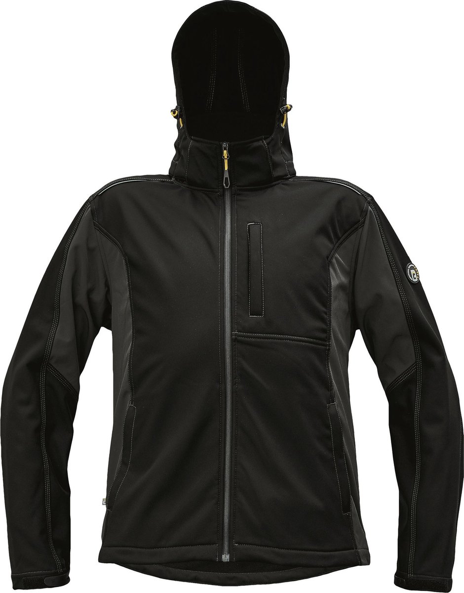 Cerva Dayboro Softshell jack Zwart