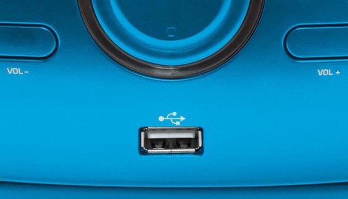 Bigben CD62 - Radio Portable & Lecteur CD - Bluetooth/USB - Blauw