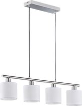 LED Hanglamp - Trion Torry - E14 Fitting - Rechthoek - Mat Nikkel - Aluminium - BES LED