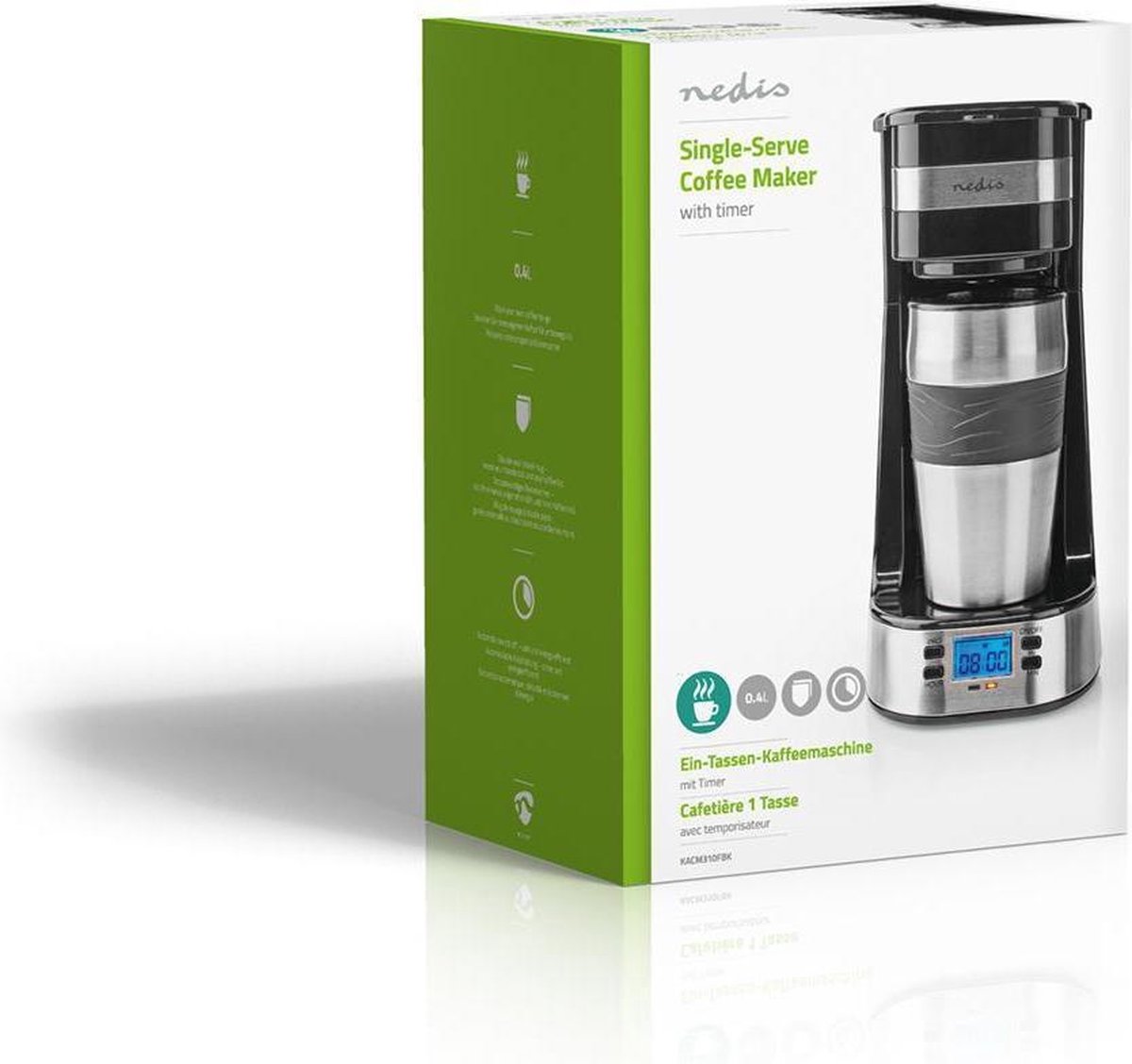 Nedis kacm300fbk machine à café manuel machine à café filtre 0,42