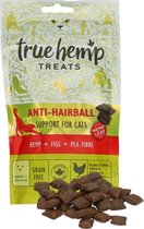 True Hemp Kattensnoepjes - Tegen vermindering van haarballen