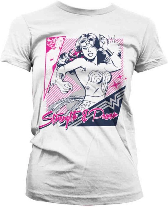 DC Comics Wonder Woman Dames Tshirt -2XL- Strength & Power Wit