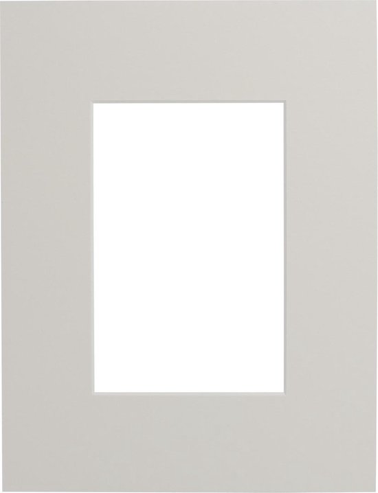 Passe-partouts 224 Blanc 20x25cm avec découpe 12x17cm (5 pièces)
