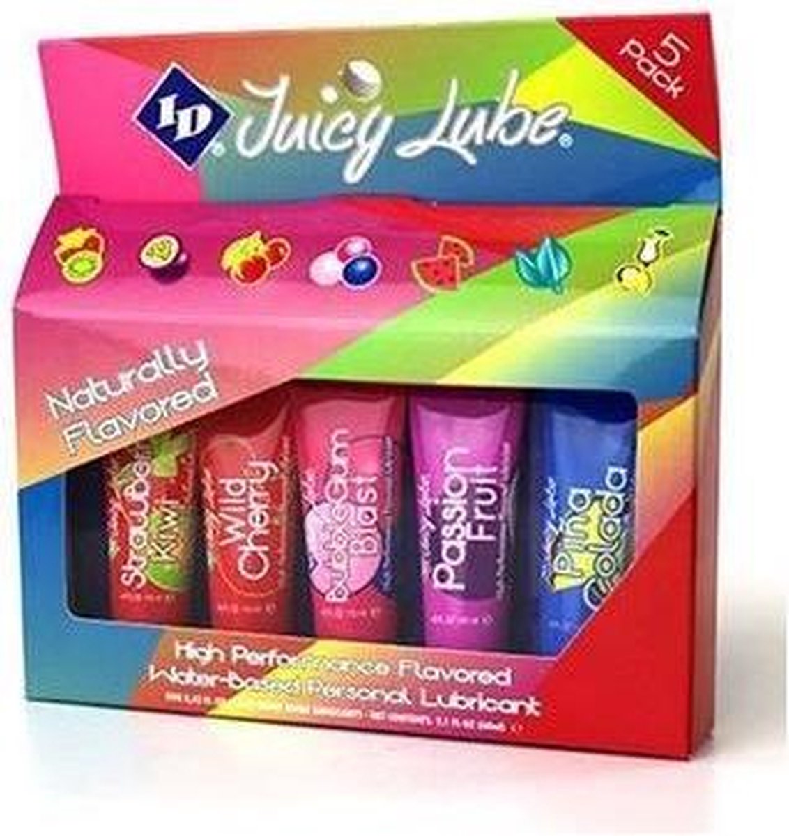 ID JUICY LUBE Id Juicy Lube Tube 12ml (assorted 5 Pack)