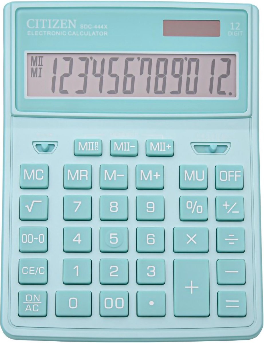 Calculator Citizen SDC444X GN - desktop Businessline Green