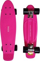 SWASS Vinyl Cruiser - Skateboard LED Retro - Roze/Zwart