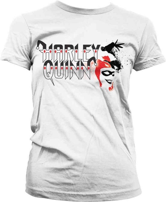 DC Comics Batman Dames Tshirt -2XL- Harley Quinn Wit