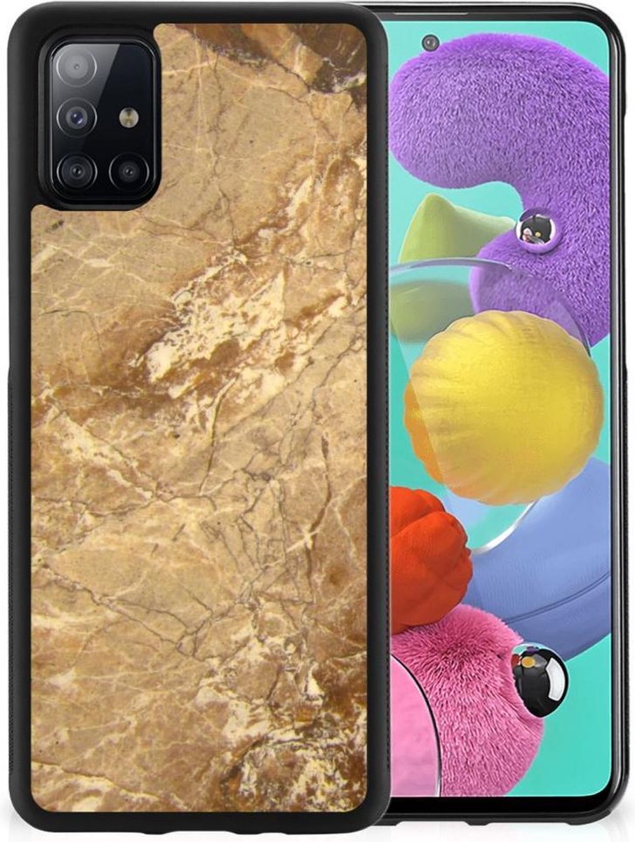 Samsung Galaxy A51 Gripcase Marmer Creme