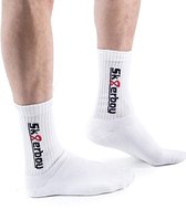 Sk8erboy Crew Socks White - Men - Size: 43-46 / White