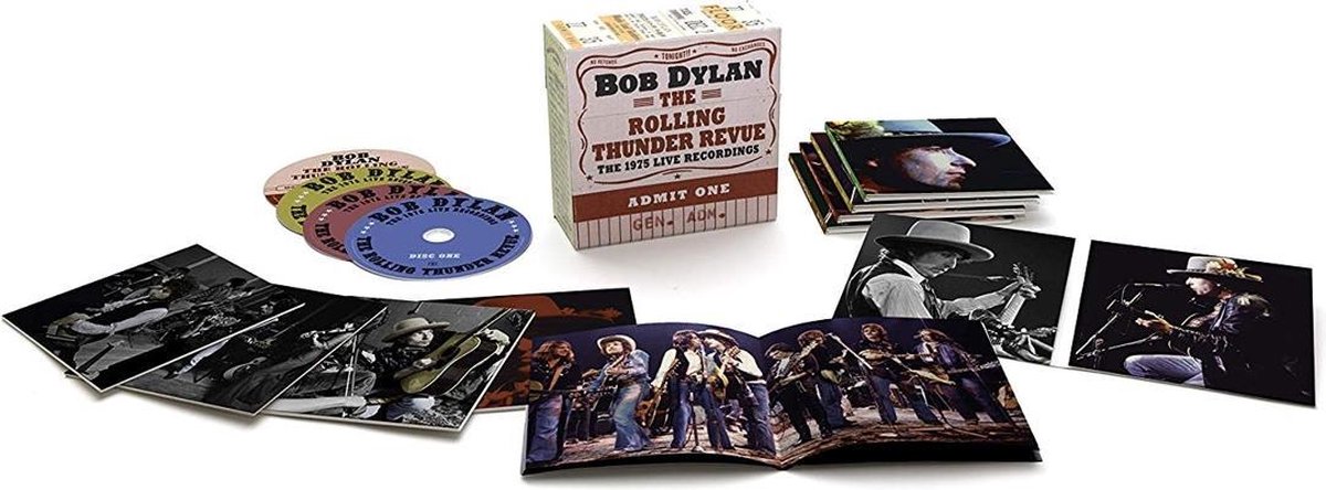 洋楽 Bob Dylan The Rolling Thunder Revue 14CD Bob Dylan Rolling Thunder Revue - Box Set folk 14-CD uit 2019 | bol