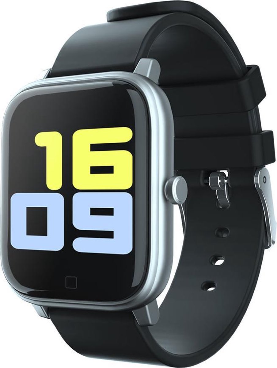 Tijdspeeltgeenrol smartwatch LD6 ZWART - Heren/Dames- Android/iOS-  Stappenteller - | bol.com