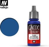 Vallejo 72022 Game Color - Ultramarine Blue - Acryl - 18ml Verf flesje