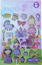 Stickerboek met glitters "Prinsessen"