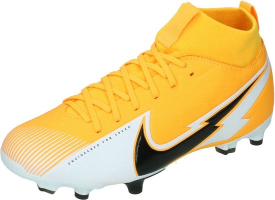 Nike Superfly 7 Academy FG/MG voetbalschoenen jongens oranje/wit | bol.com