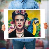 Poster - Frida Kahlo - 50 X 70 Cm - Multicolor