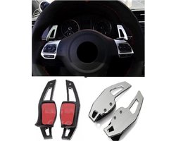 Black Flippers Schakel Paddles Stuurwiel Stuur Geschikt Voor Vw Polo New Beetle Caddy Eos Golf Plus Jetta Passat CC DSG Tiguan Touran Transporter Gti Gtd Tsi Fsi Tdi Extentions