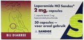 Sandoz Diarreeremmer Loperamide HCI 2mg - 1 x 30 capsules