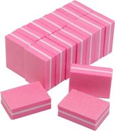 Mini Buffer Blok Nagelvijl Set 10x Roos| Nagel Bufferblok| Manicure | Nagelvijlen Voor Gelnagels En Acrylnagels