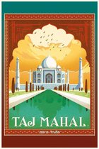 Wandbord - Taj Mahal - India
