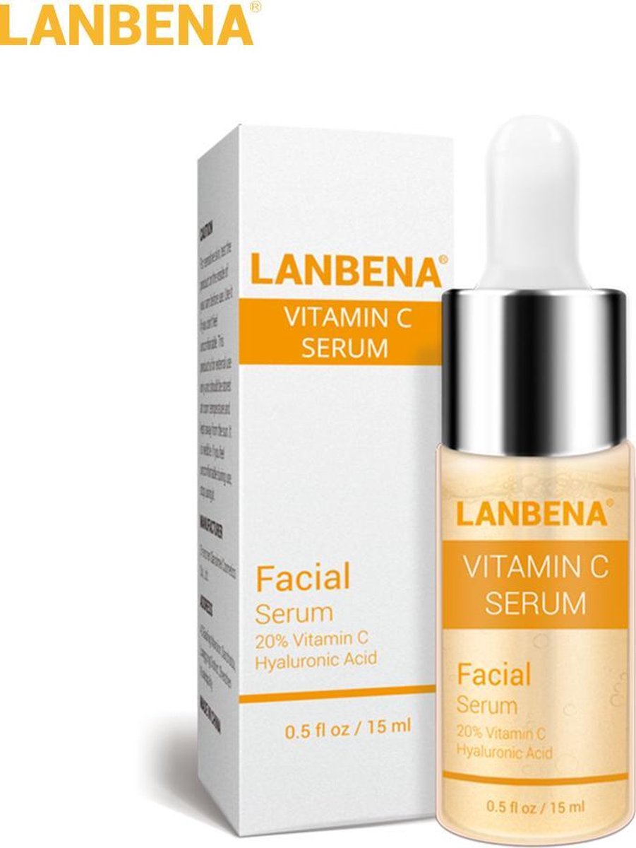 Lanbena Vitamine C Serum gezicht - gezichtsverzorging - gezichtsserum - anti rimpel - hydraterende werking