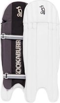 Kookaburra Wicket Keeping Pads 850 Junior 38 Cm Wit/zwart