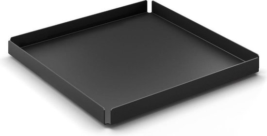 voering toekomst Duur Zack - tray - schaal afm.20x20cm - gepoedercoat staal - zwart | bol.com