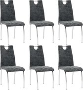 Eetkamerstoelen set 6 stuks  (Incl LW anti kras viltjes) - Eetkamer stoelen - Extra stoelen voor huiskamer - Dineerstoelen – Tafelstoelen