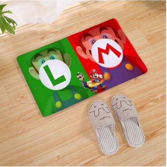 Paillasson Mario Luigi & Mario - enfants - porte - tapis - tapis - tapis de  sol | bol.com