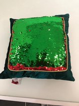 Sierkussen - Kerst - Multicolor - 30 Cm X 30 Cm