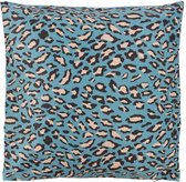 Kussenhoes Panterprint | 45 x 45 cm | Blauw/Roze