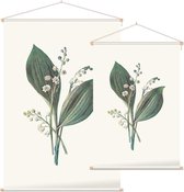 Lelietje-van-dalen (Lily of the Valley) - Foto op Textielposter - 90 x 135 cm