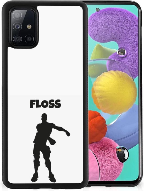 visueel mentaal Centimeter Telefoontas Samsung Galaxy A51 Smartphone Hoesje met Zwarte rand Floss  Fortnite | bol.com