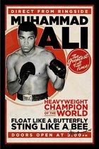 Wandbord - Muhammad Ali The Greatest Of All Time
