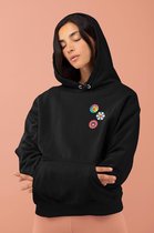 Bloemen Flowers Art Japan Merchandise Anime | Kleurrijk Zomer | Anti-racisme equality Unisex Hoodie S