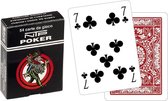 Dal Negro Speelkaarten Met Bloemenpatroon Poker Karton Rood